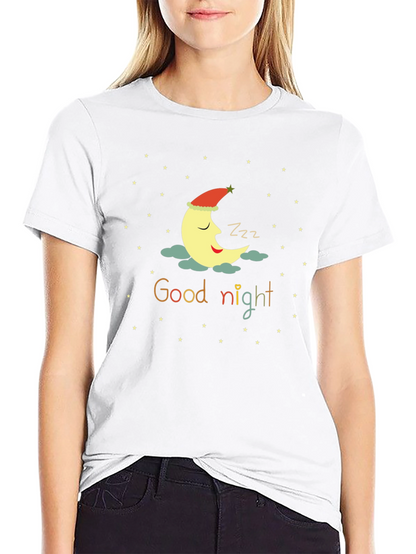 Good Night Moon T-Shirt - Sleepy Crescent Tee