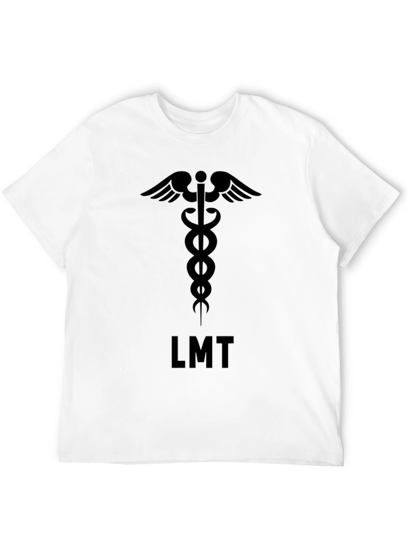 LMT Caduceus Black T-Shirt - Medical Professional Apparel