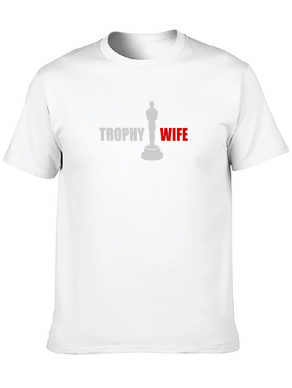 Trophy Wife Graphic Tee - Black Novelty T-Shirt