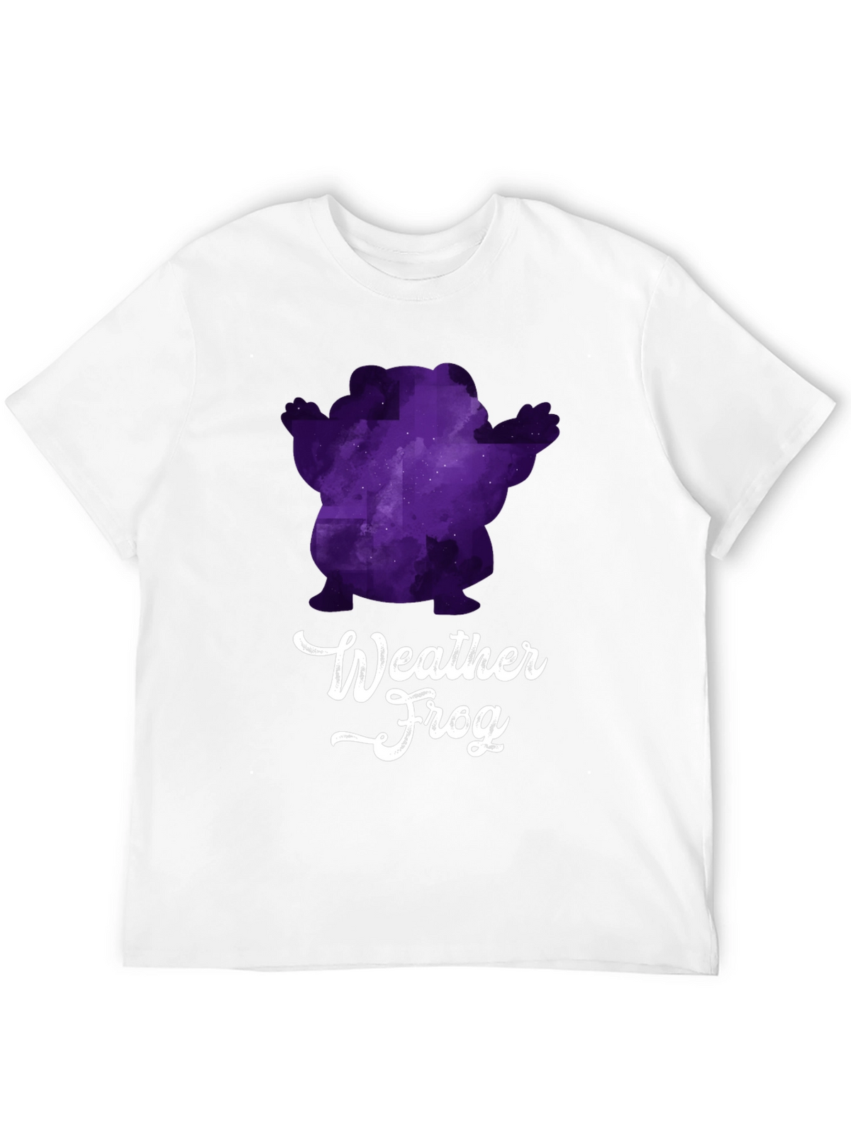 Weather Frog Graphic Tee - Black Cotton T-Shirt