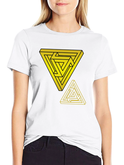 Impossible Triangle Graphic Tee - Mens Black T-Shirt