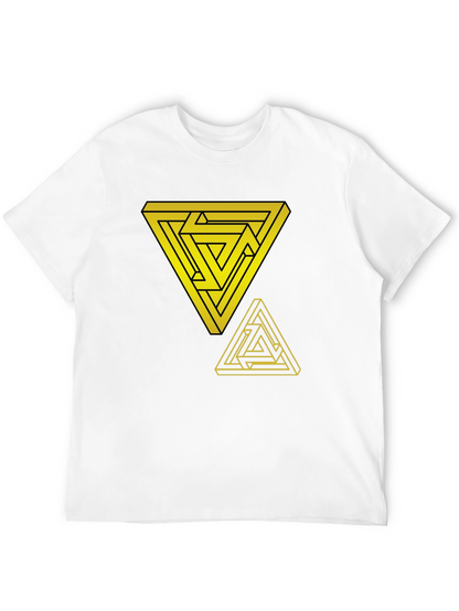 Impossible Triangle Graphic Tee - Mens Black T-Shirt