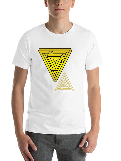 Impossible Triangle Graphic Tee - Mens Black T-Shirt