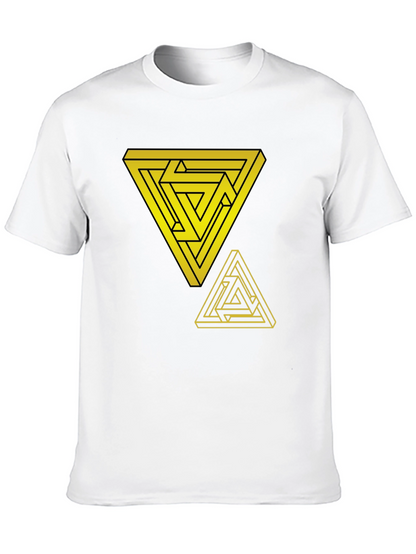 Impossible Triangle Graphic Tee - Mens Black T-Shirt