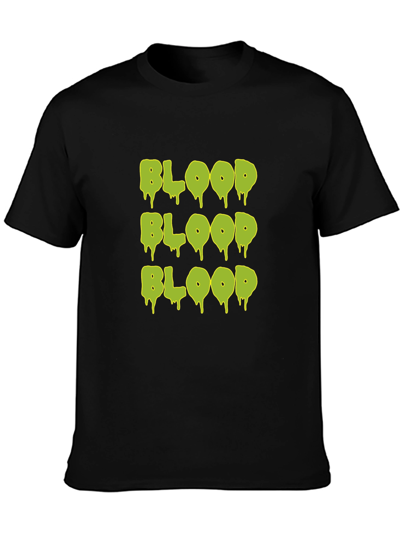 Glow Blood Graphic T-Shirt - Mens Black Tee