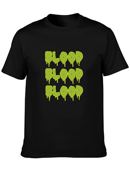 Glow Blood Graphic T-Shirt - Mens Black Tee