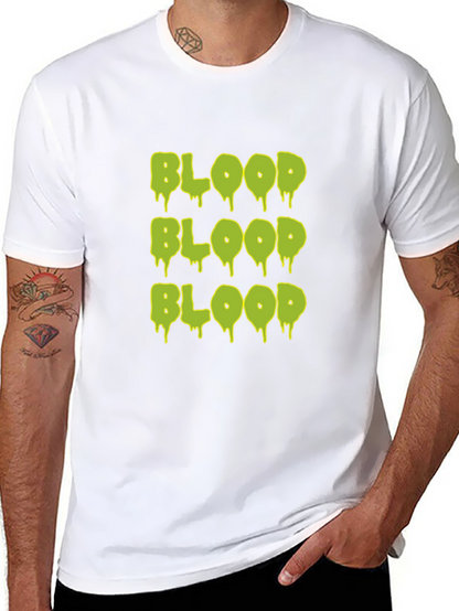 Glow Blood Graphic T-Shirt - Mens Black Tee