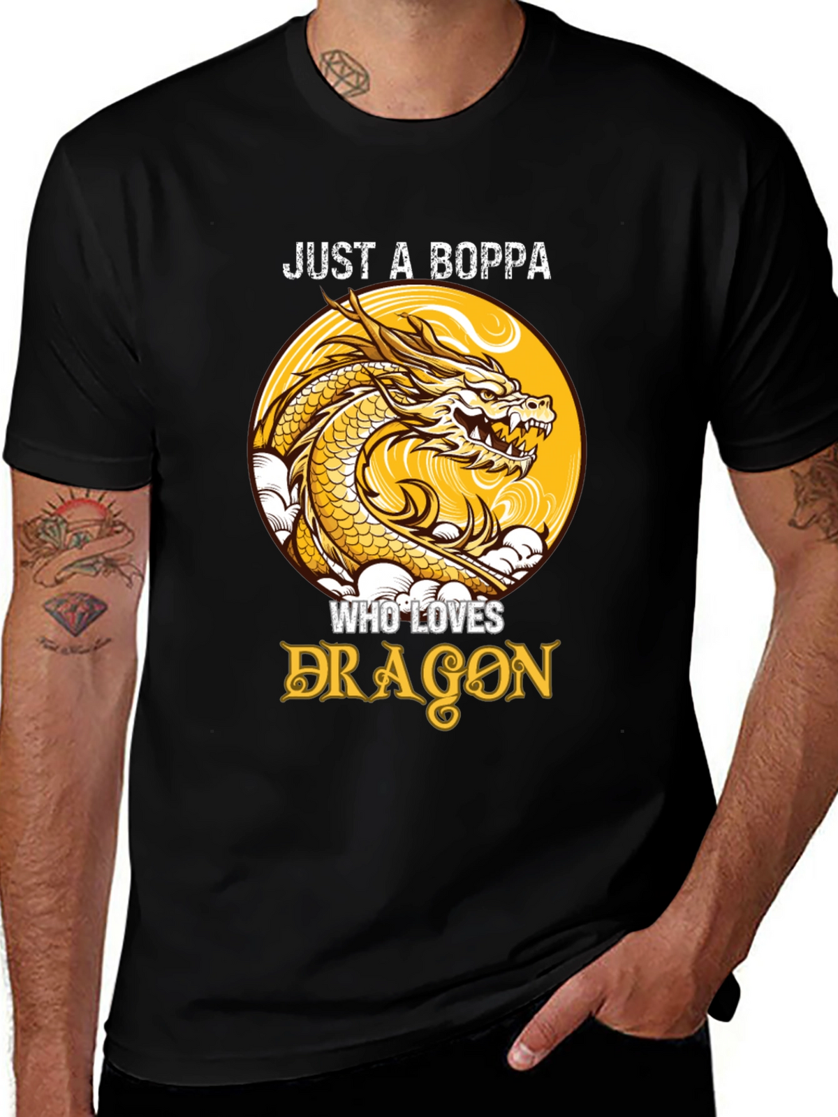 Boppa Dragon Lover T-Shirt - Unique Graphic Tee