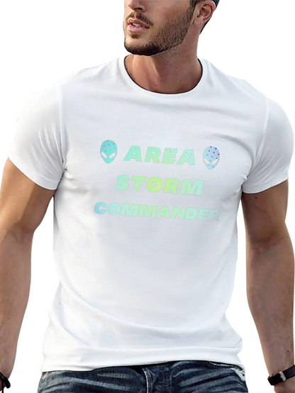 Area Storm Commander T-Shirt Alien Graphic Tee