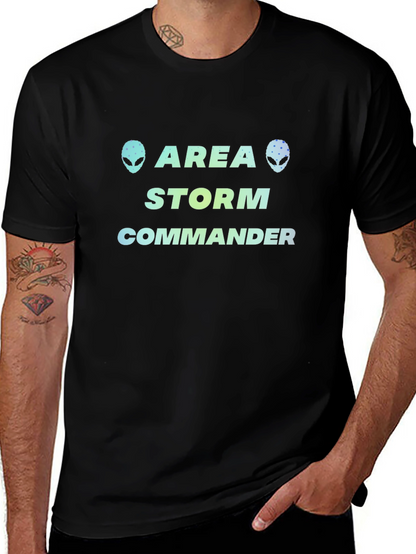 Area Storm Commander T-Shirt Alien Graphic Tee
