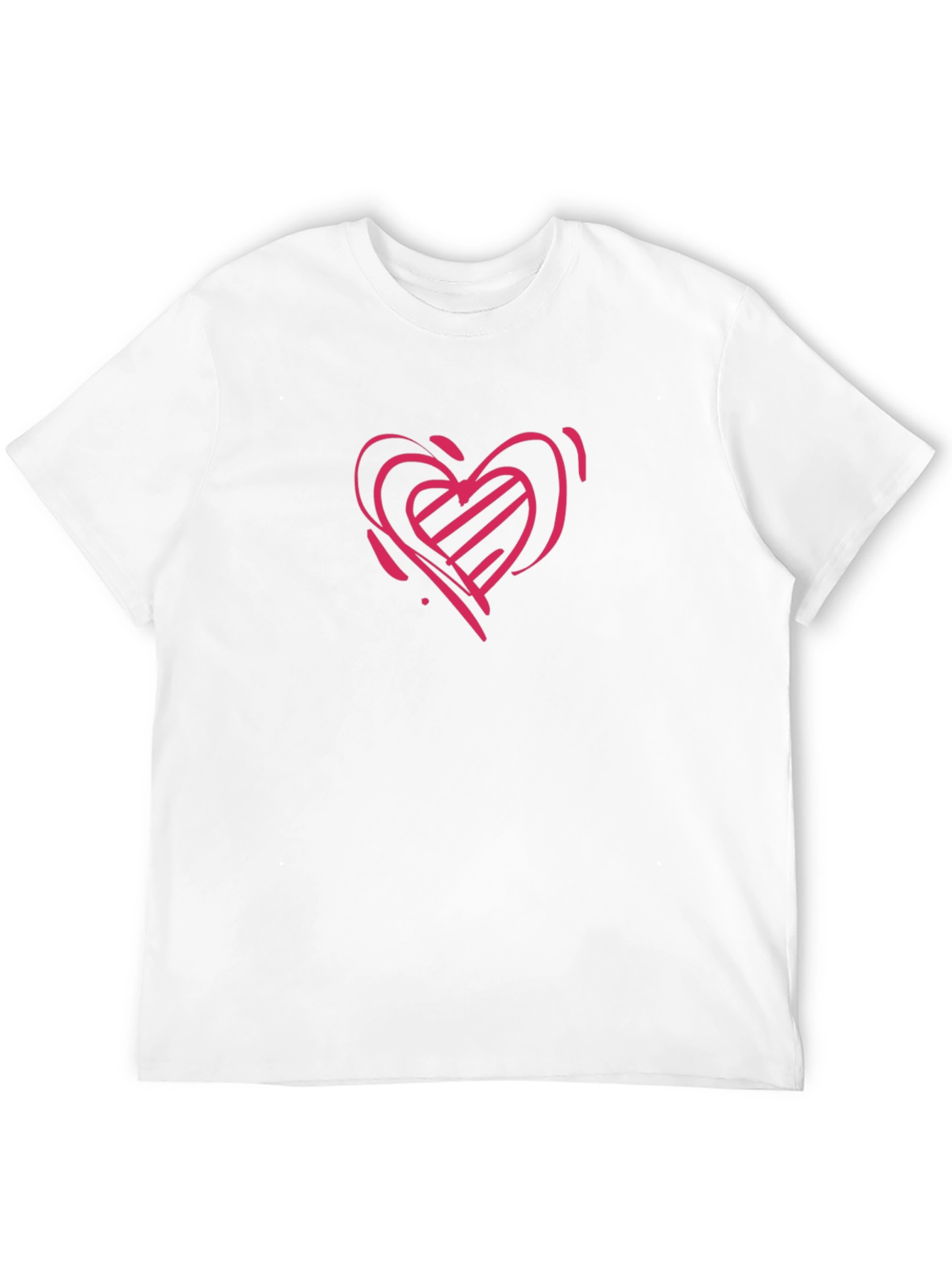 Heart Graphic Black T-Shirt