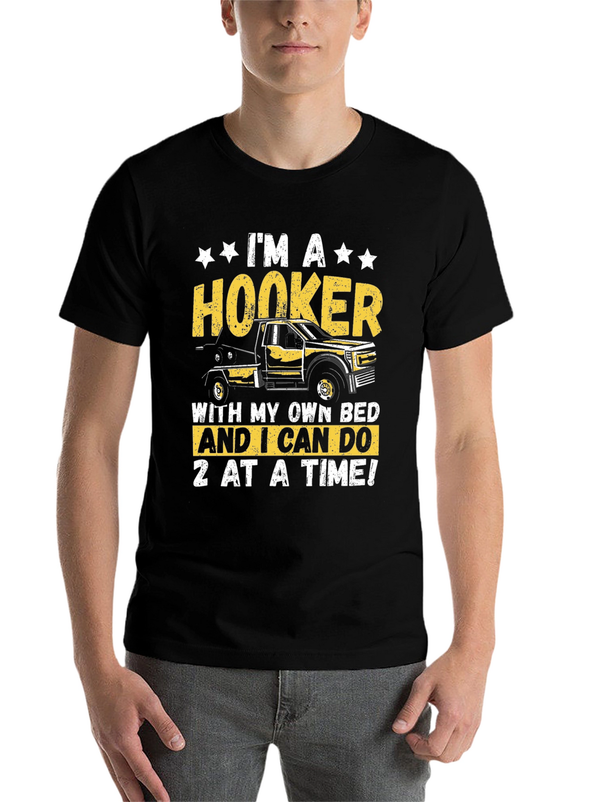 Hooker Tow Truck Funny T-Shirt