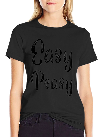 Easy Peasy Graphic T-Shirt - Black