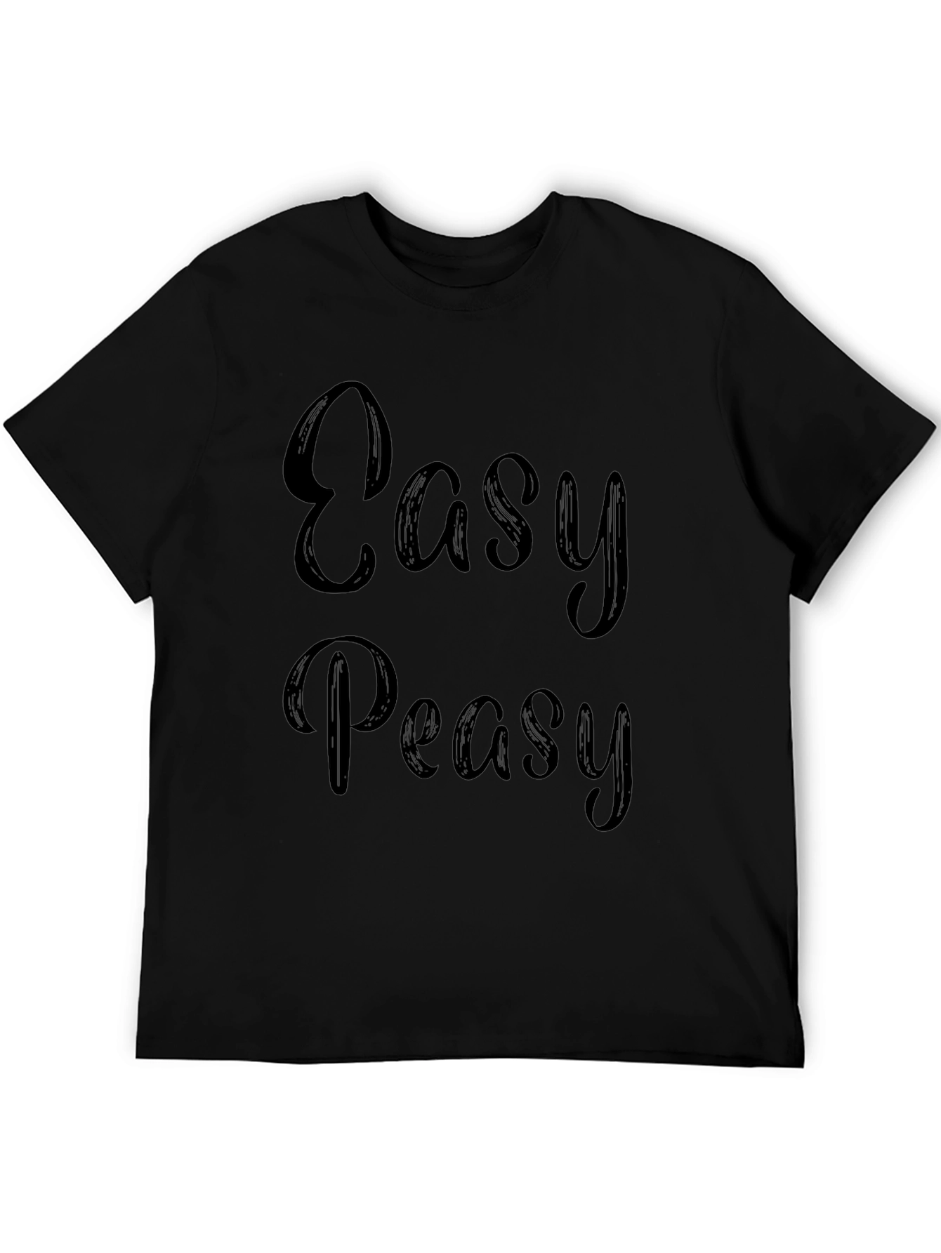 Easy Peasy Graphic T-Shirt - Black