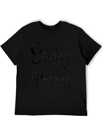 Easy Peasy Graphic T-Shirt - Black