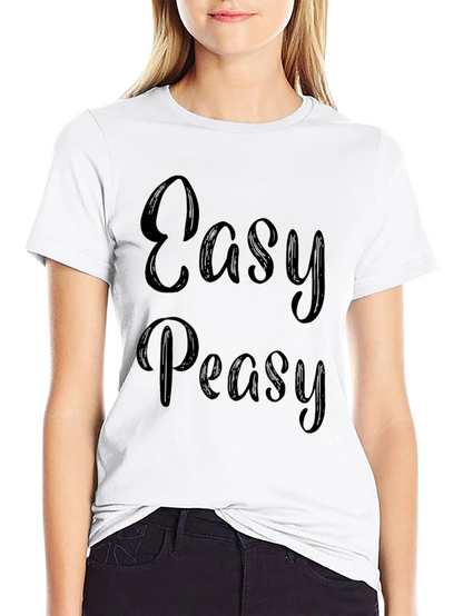 Easy Peasy Graphic T-Shirt - Black