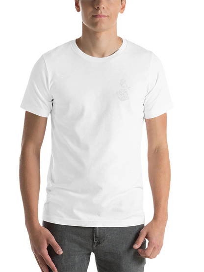 Mens Black Graphic Tee - Space Planet Design