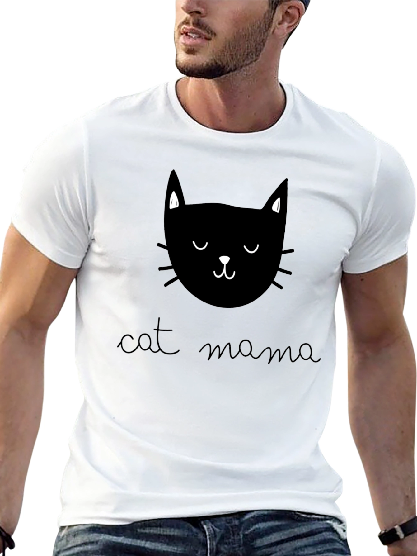 Cat Mama Graphic T-Shirt - Soft Cotton Tee