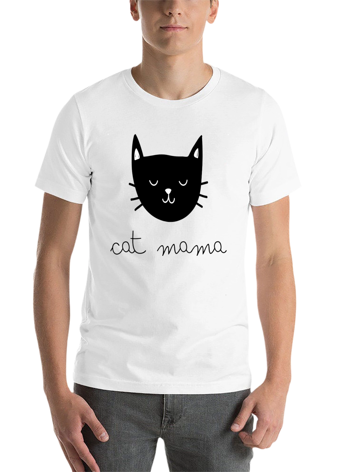 Cat Mama Graphic T-Shirt - Soft Cotton Tee