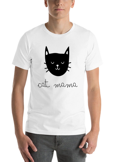 Cat Mama Graphic T-Shirt - Soft Cotton Tee