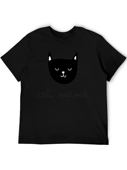 Cat Mama Graphic T-Shirt - Soft Cotton Tee