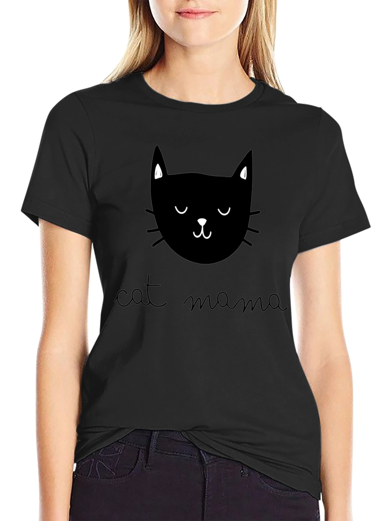 Cat Mama Graphic T-Shirt - Soft Cotton Tee