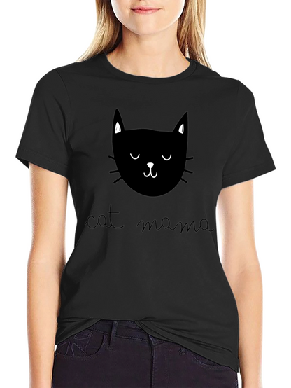 Cat Mama Graphic T-Shirt - Soft Cotton Tee
