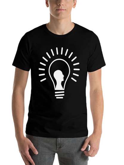 Light Bulb Idea T-Shirt - Think Outside the Box!