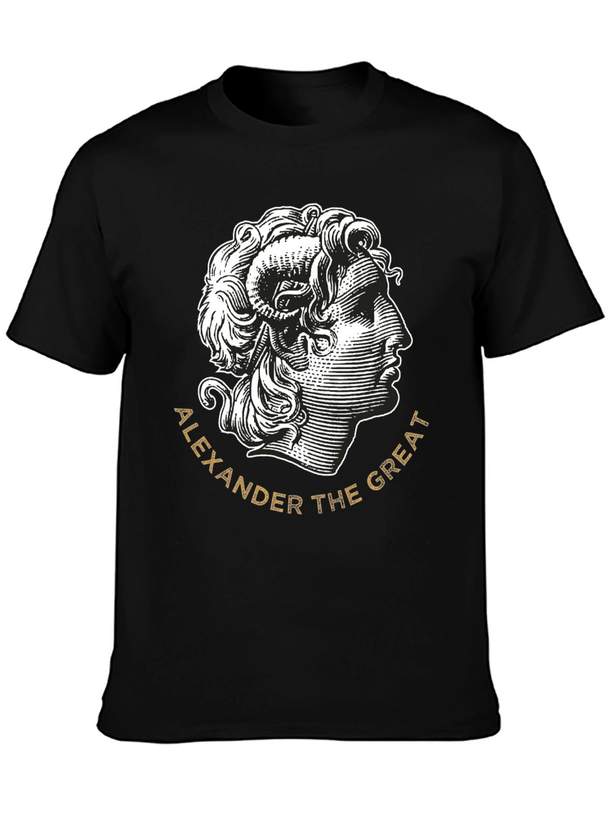 Alexander the Great Black T-Shirt