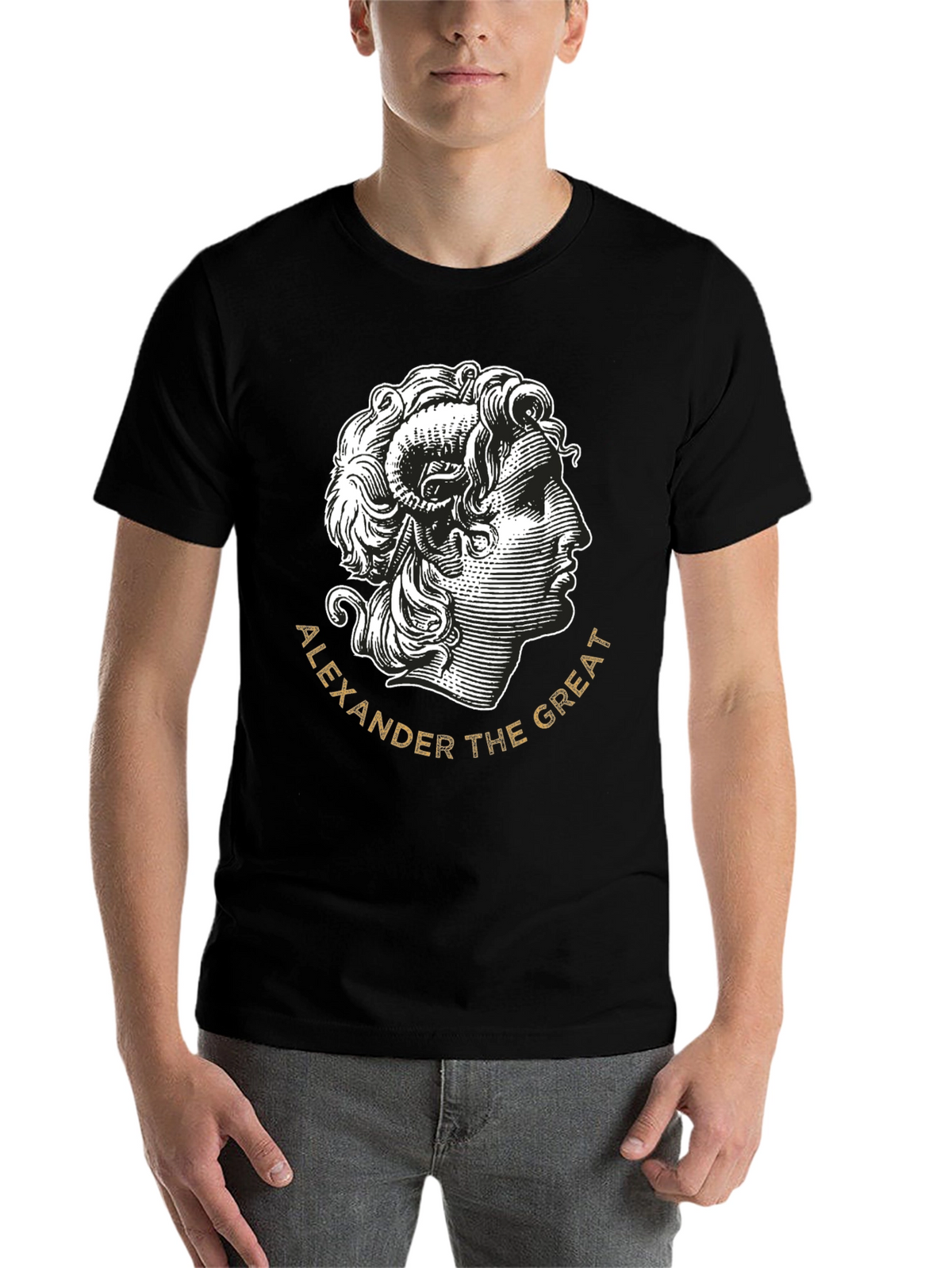 Alexander the Great Black T-Shirt
