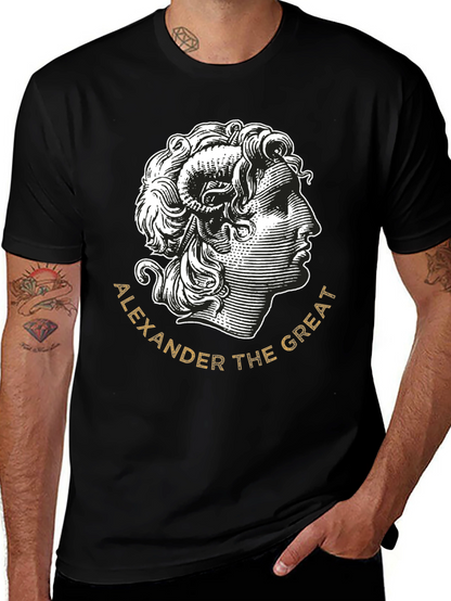Alexander the Great Black T-Shirt