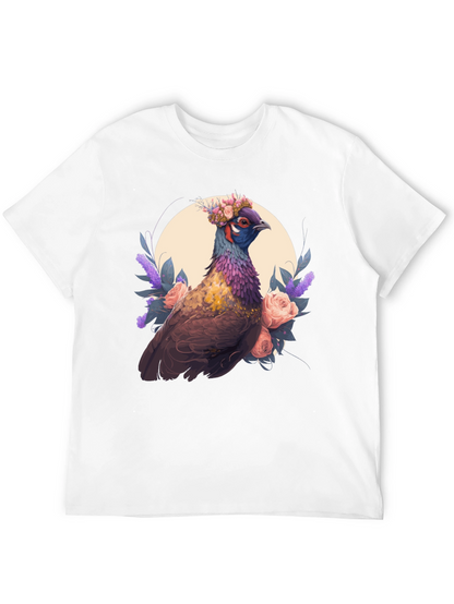Floral Pheasant Graphic Tee