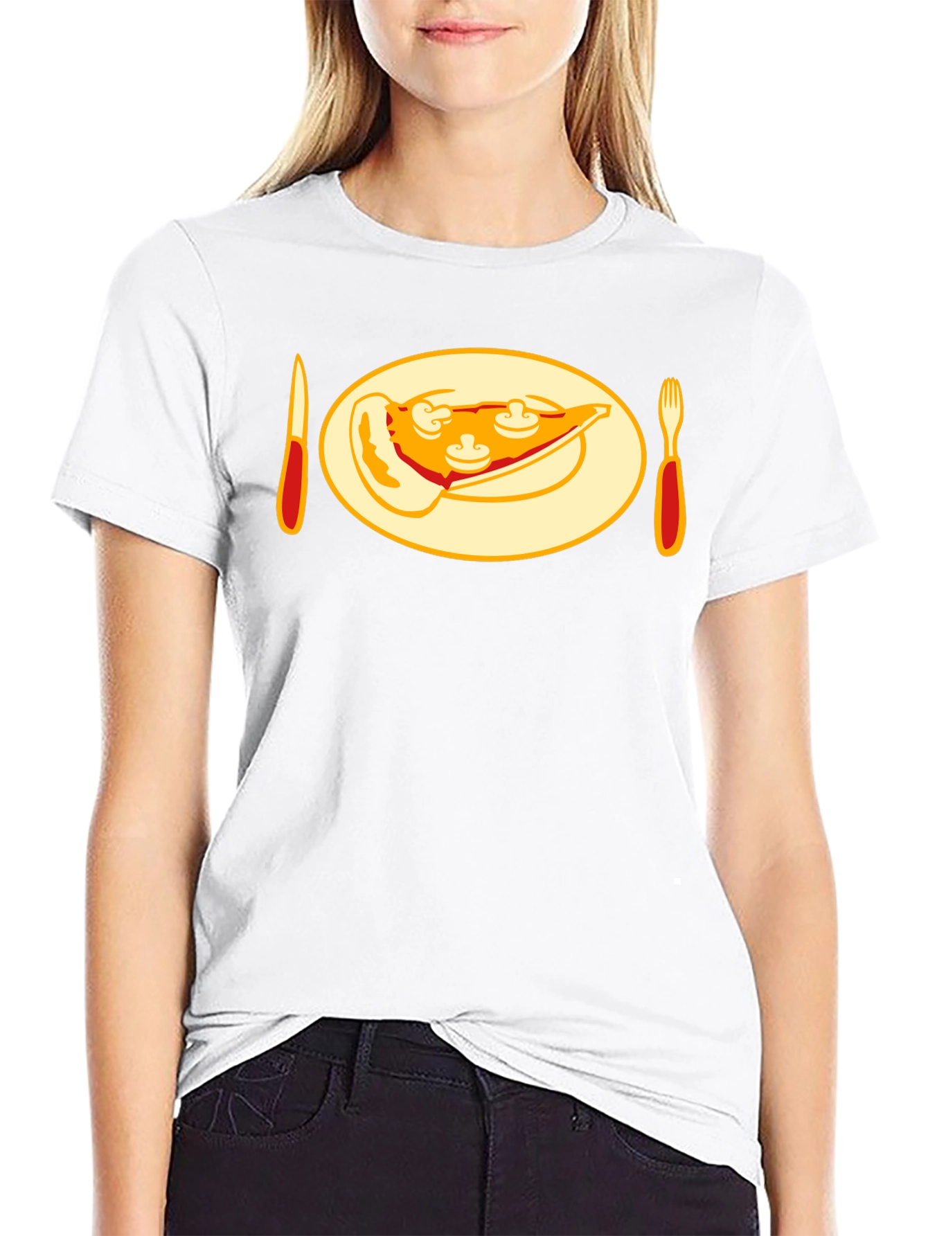 Pizza Slice Graphic Tee - Foodie T-Shirt