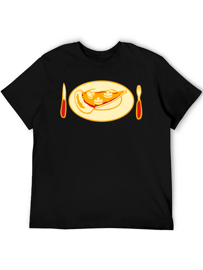 Pizza Slice Graphic Tee - Foodie T-Shirt