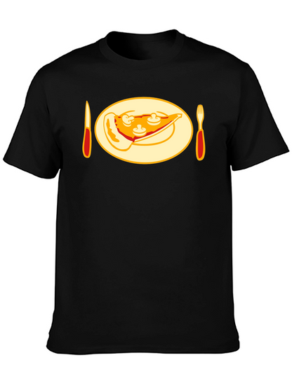 Pizza Slice Graphic Tee - Foodie T-Shirt