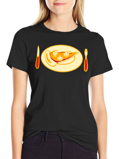 Pizza Slice Graphic Tee - Foodie T-Shirt