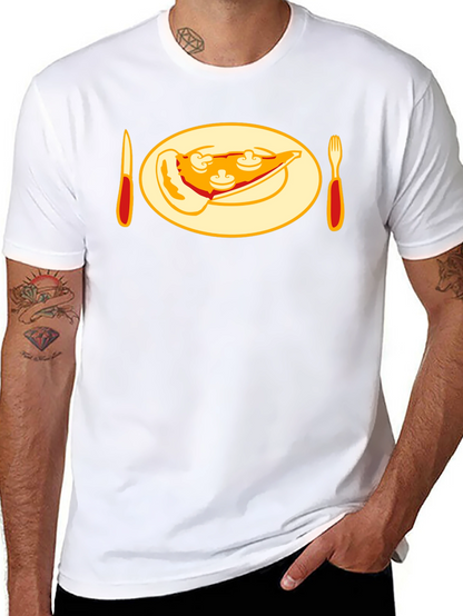 Pizza Slice Graphic Tee - Foodie T-Shirt