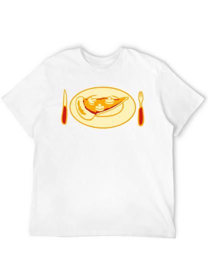 Pizza Slice Graphic Tee - Foodie T-Shirt