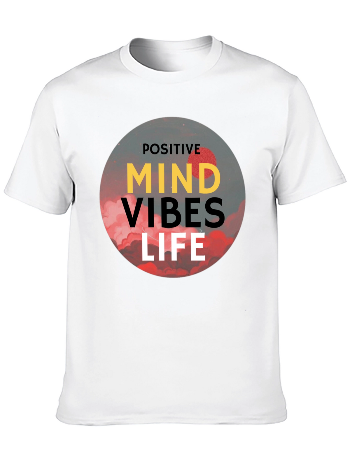 Positive Vibes Life T-Shirt - Black Graphic Tee