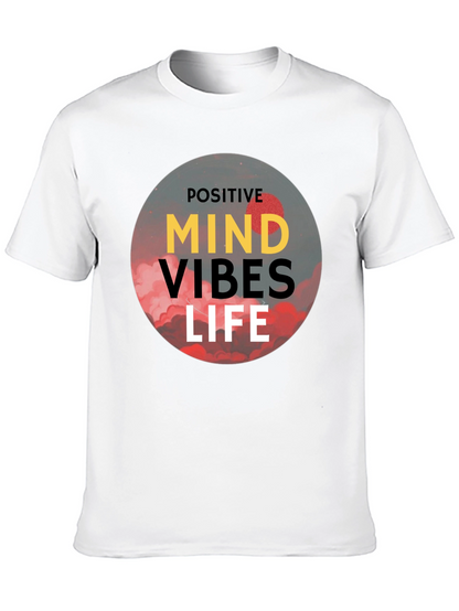 Positive Vibes Life T-Shirt - Black Graphic Tee