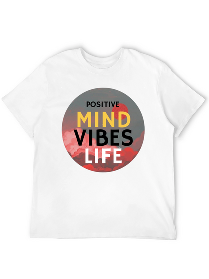 Positive Vibes Life T-Shirt - Black Graphic Tee