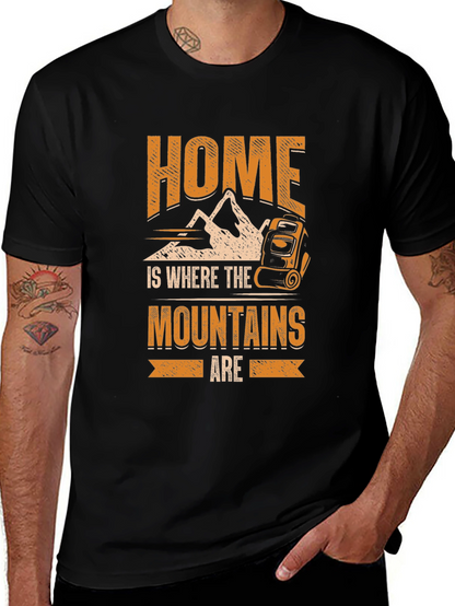 Home is Where the Mountains Are Graphic Tee