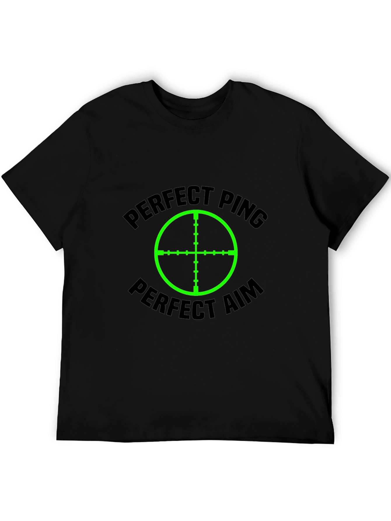 Perfect Ping Aim Black T-Shirt