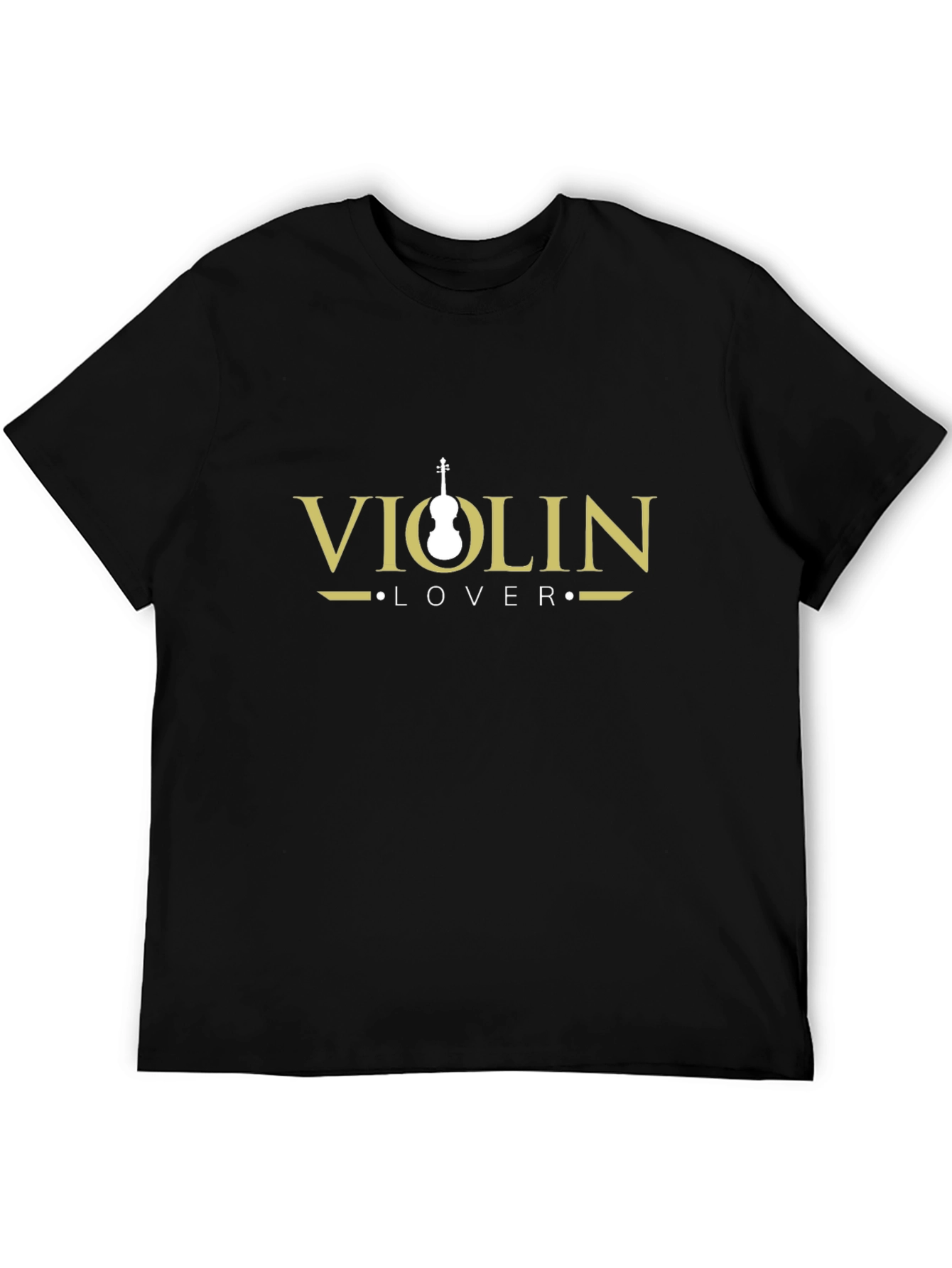 Violin Lover Black T-Shirt