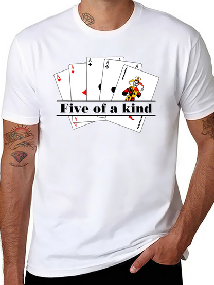 Five of a Kind Poker T-Shirt