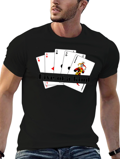 Five of a Kind Poker T-Shirt