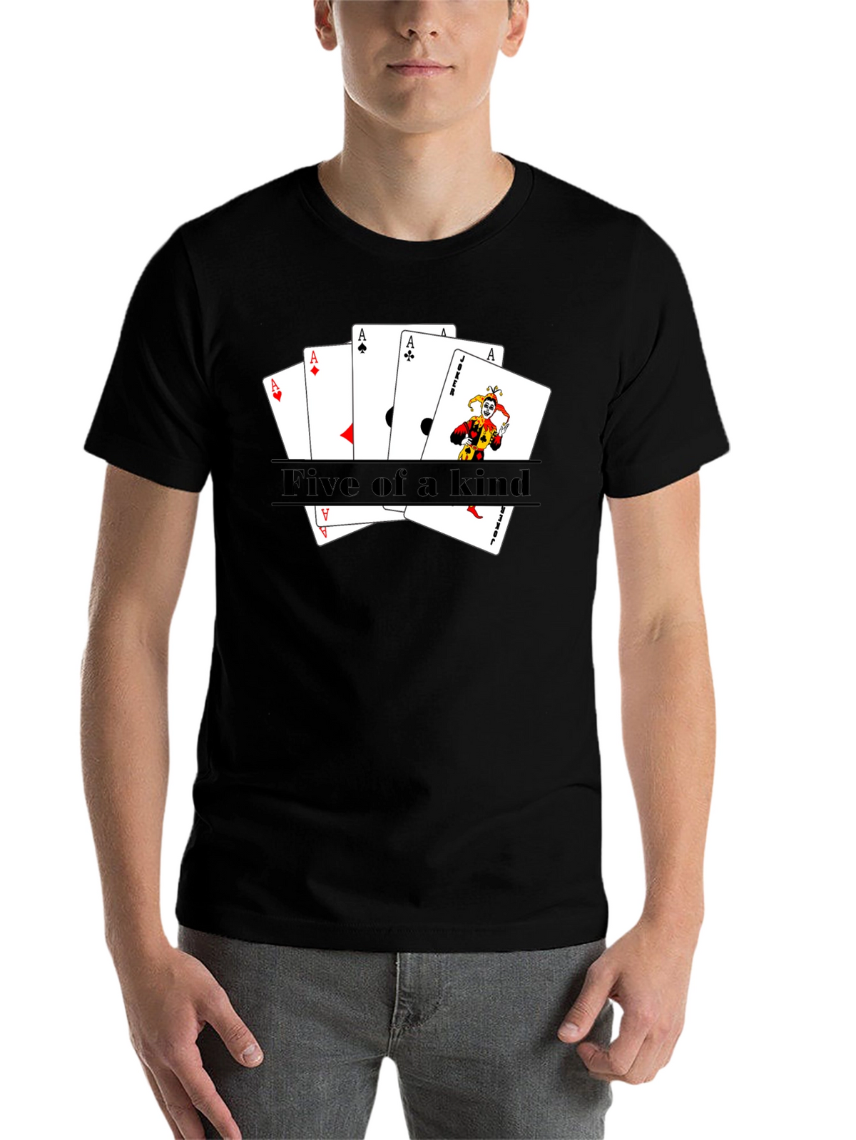 Five of a Kind Poker T-Shirt