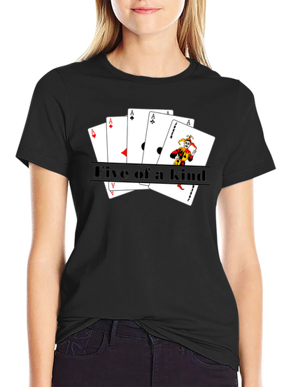 Five of a Kind Poker T-Shirt