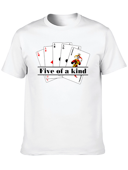 Five of a Kind Poker T-Shirt