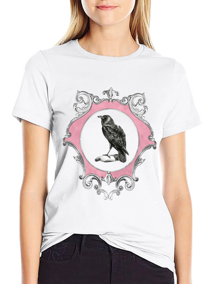 Raven Framed Graphic Tee - Mens Black T-Shirt